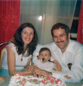 My mom, me, and my dad
