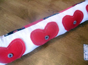 "Hearts" Decorative Toss Pillow