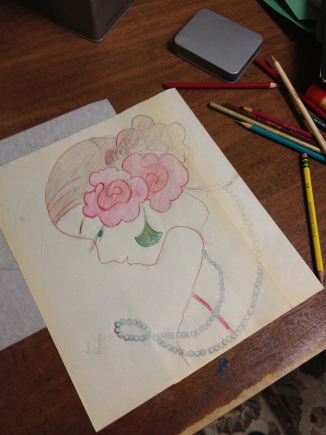 I sketched it out first.